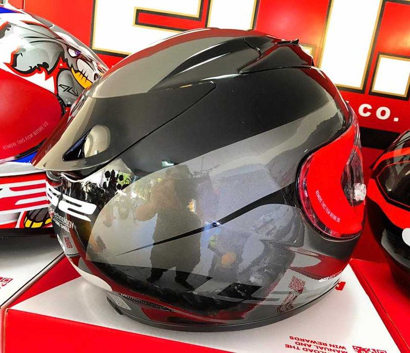 Capacete NOVO Ls2 Arrow R Carbon/Kevlar Pr.Titanio (55% DESCONTO)Tm XS