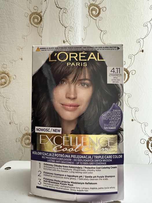 Loreal zimny brąz