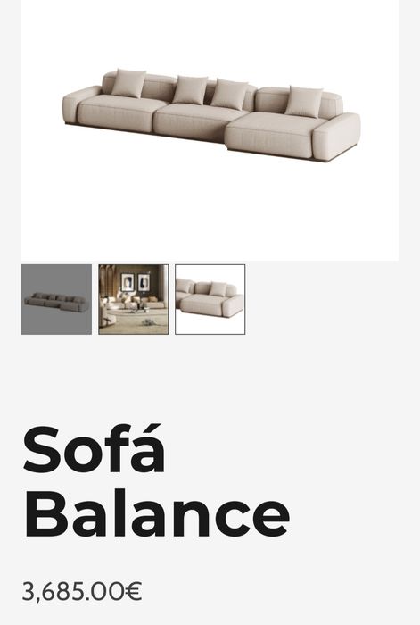 Sofá Novo da Alfaiate d'interiores