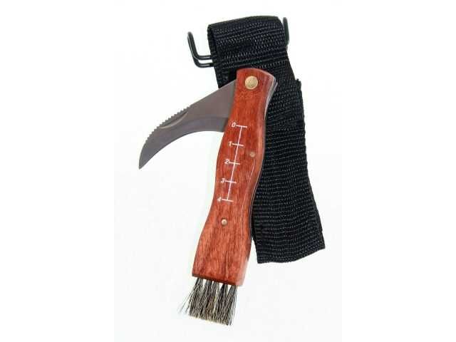 NIEZBĘDNIK GRZYBIARZA ZESTAW nóż koszyk czapka opaska przeciwkomarowa