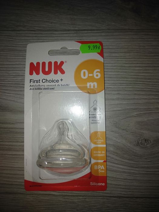 Smoczek nuk 0-6 m