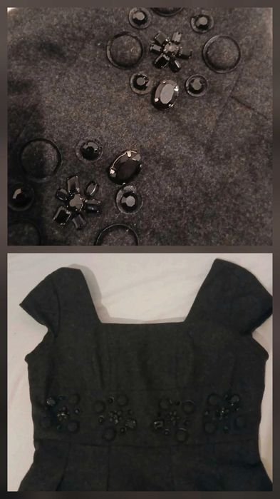 Rajstopy bawełniane + sukienka.