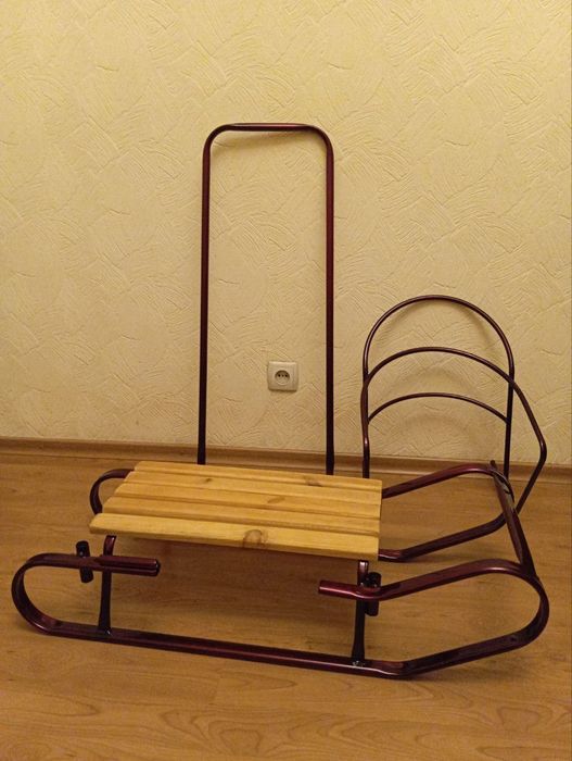 Санки, санчата дитячі, саночки з батьківською ручкою