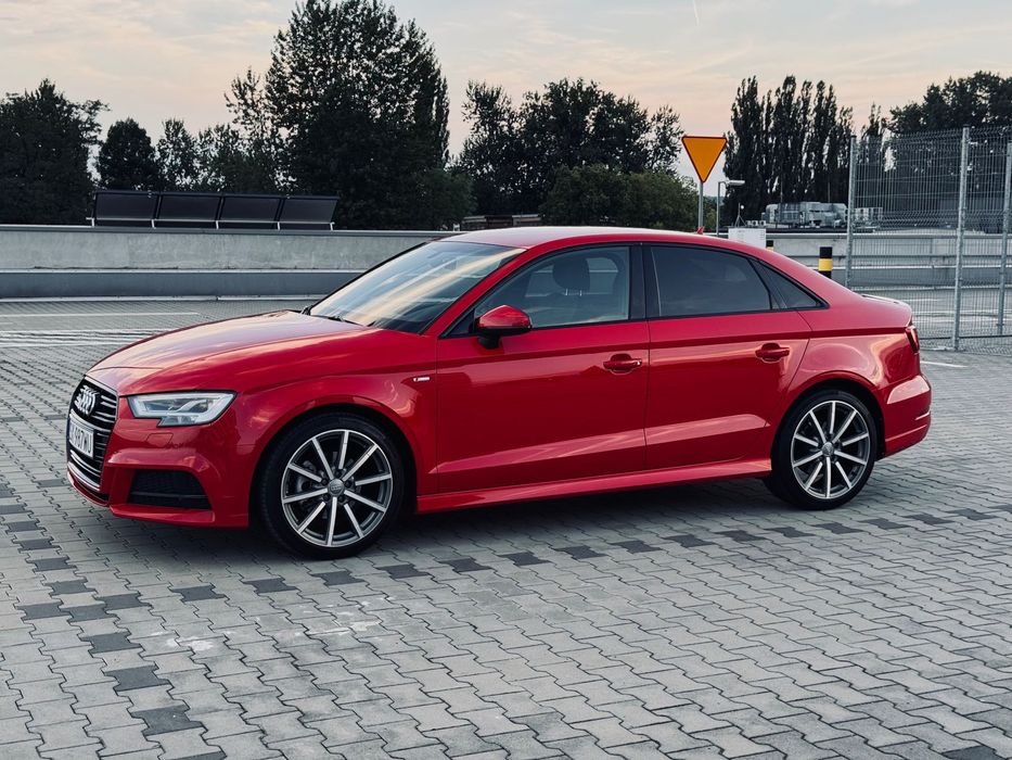 Audi A3 Limousine S-line automat CarPlay 100% BEZYWPADKOWY Polski salon niski przebieg