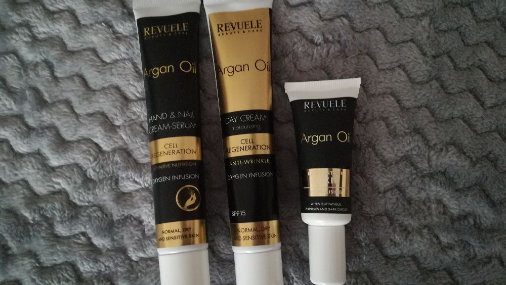 Pack creme de rosto, olhos e mãos ÓLEO DE ARGÃO anti-idade hidratante