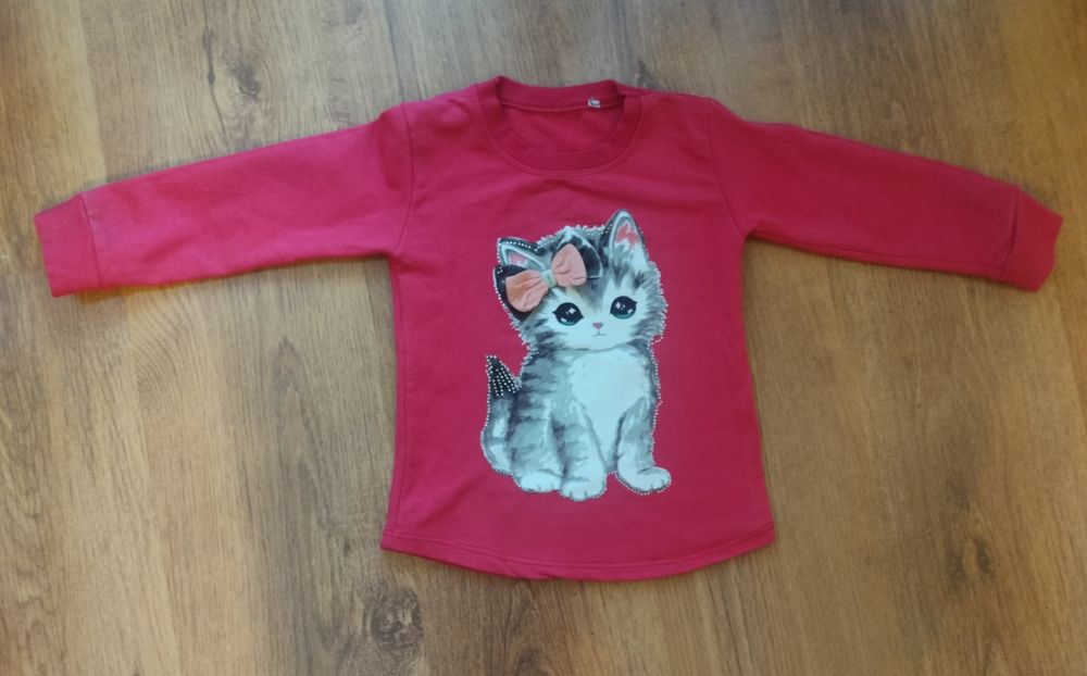 Bluza z kotkiem rozm 104