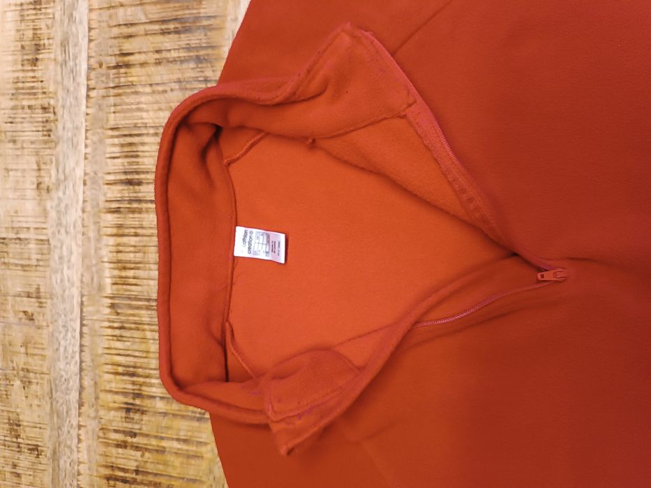 Polar męski Decathlon Quechua czerwony