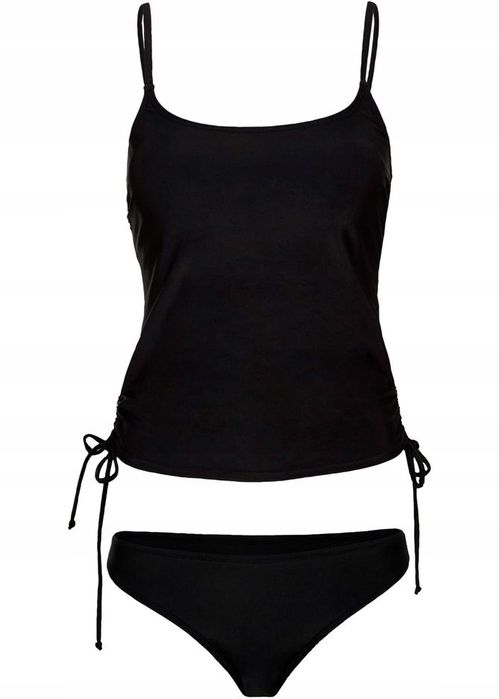 B.P.C czarne tankini marszczenia r.42