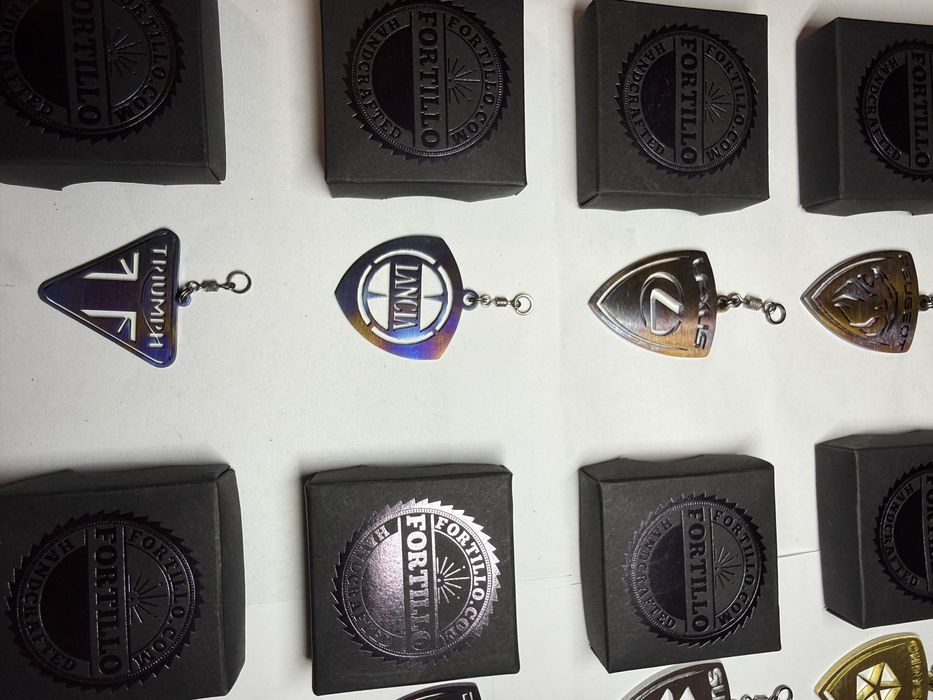 Премиальный титановый брелок (Handcrafted) в подарочной упаковке