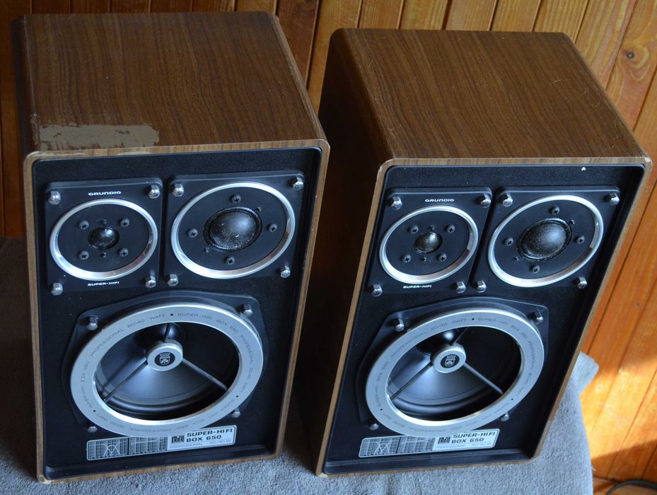 Grundig Super Hi Fi Box 650 Professional Kolumny Monitory Głośniki