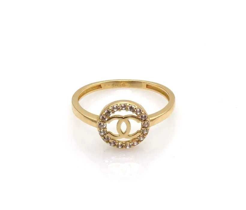 Złoty pierścionek CHANEL- 14karat