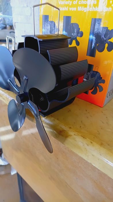 Wentylator Kominkowy Zasilany Ciepłem Wiatrak Termoelektryczny Eko