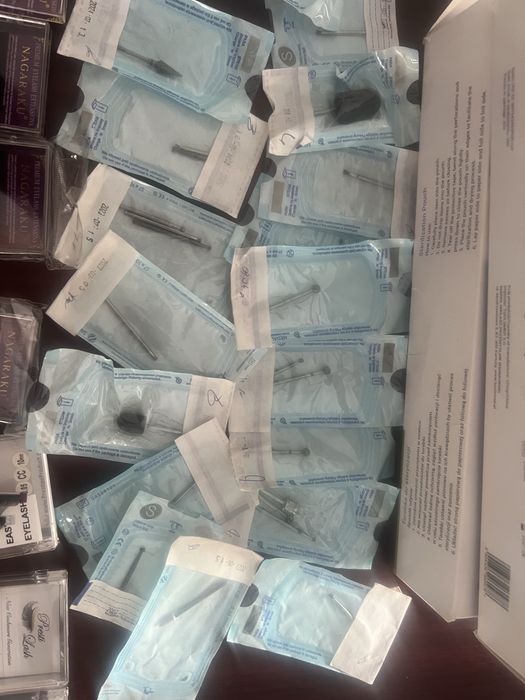 Zestaw manicure pedicure rzęsy