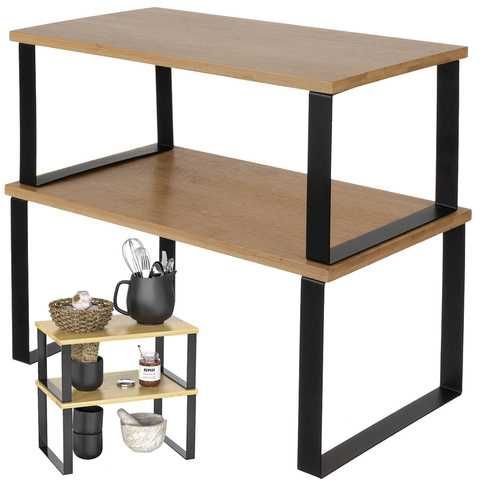 N O W E Półki Loft 2 sztuki bambus kuchenne kuchni łazienki organizer