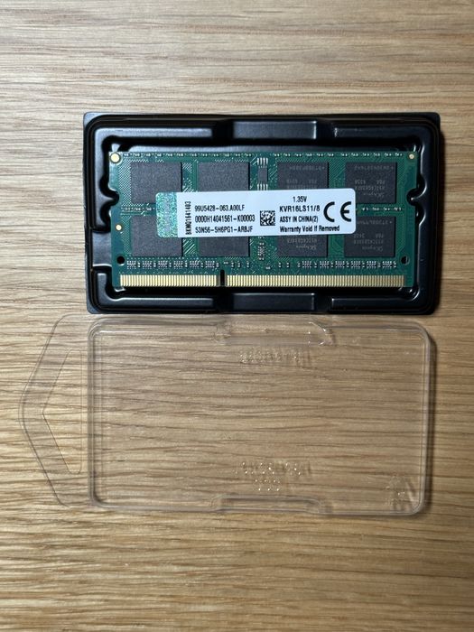 Оперативная память Kingston SODIMM DDR3L 1600 8GB