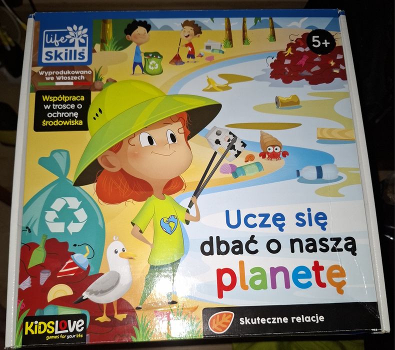 Gra edukacyjna life skills chroń środowisko lisciani nowa kompletna