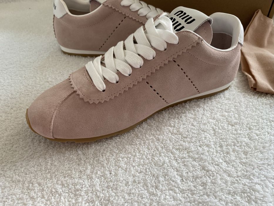 Sneakersy Miu Miu Plume