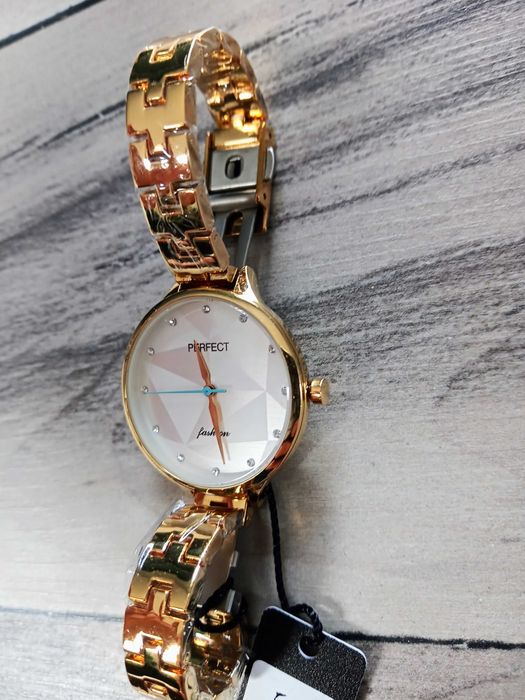 Zegarek Damski Złoty Perfect Fasion