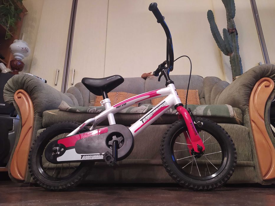 Rower dziecięcy 12" firmy 'TEAMRAIDER First Step'