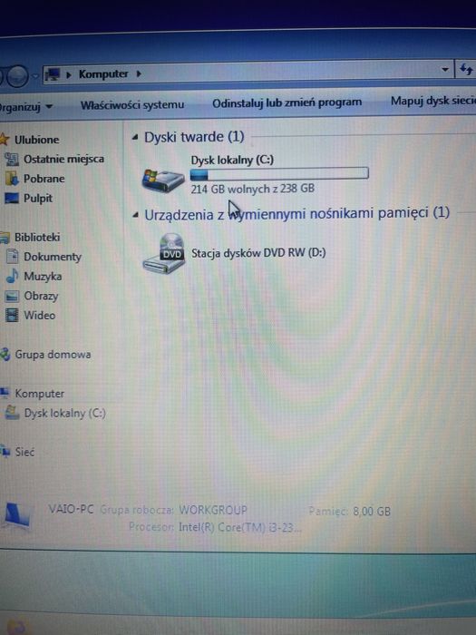Laptop sony vaio VPCEH PCG-71811M 15” 8gb Ram i3