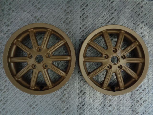 Koła felgi 12" Vespa Gt Gts 125-300cc SIXTIES Golg Złote Nowy Model