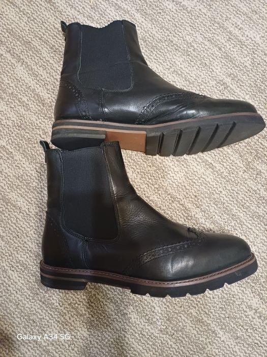 Продам нові черевики шкіряні "челсі" 42 р 28  см