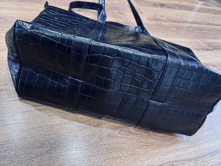 Ochnik skorzany shopper