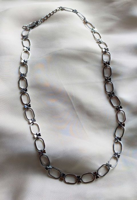 Srebrzony naszyjnik / Choker