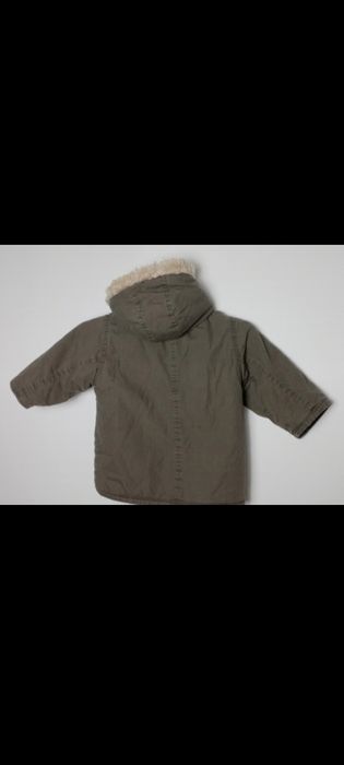 Kurtka na kożuszku Ladybird dla dziecka9-12 m khaki