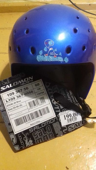 kask narciarski Salomon rozmiar S-55-56 + gogle