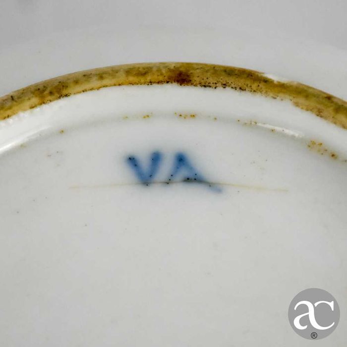 Taça de pingos em porcelana Vista Alegre, séc. XIX nº 2