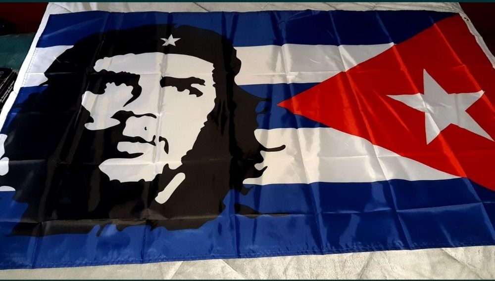 Bandeira Cubana Che Gueva Nova Na Embalagem