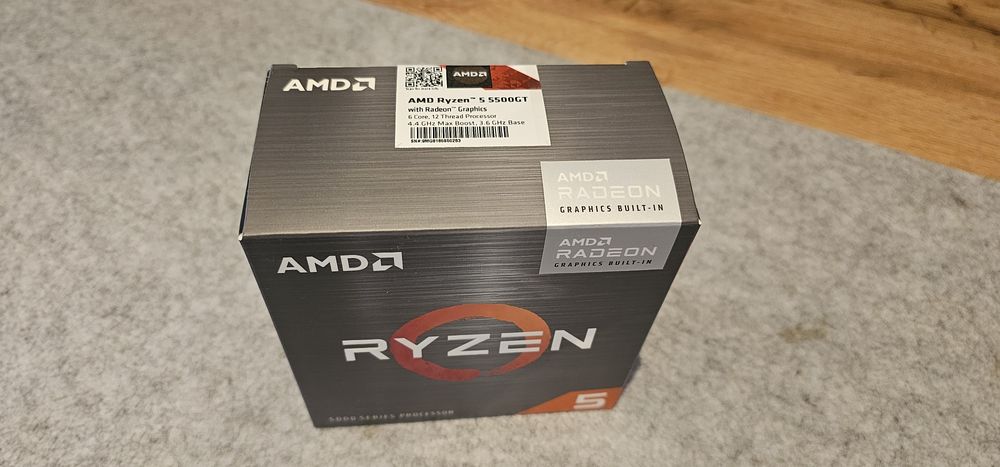 AMD Ryzen 5 5500GT Novo Lacrado + cooler original