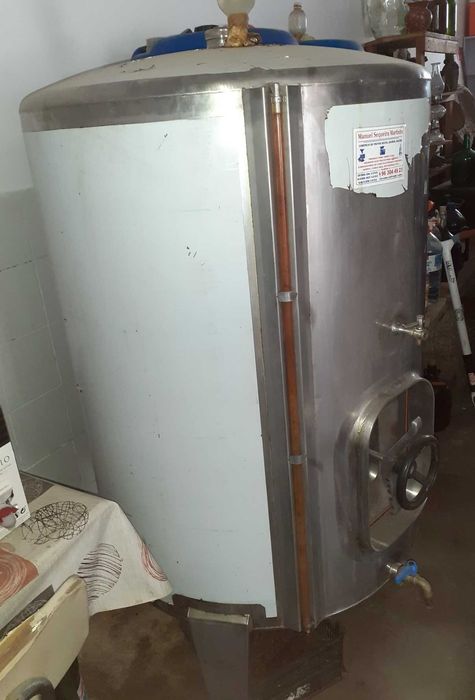 Deposito em Inox 550L