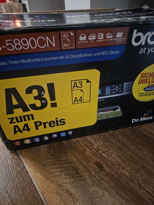 Drukarka Brother MFC-5890CN | A3 | Stan Magazynowy - Jak NOWA | Menu