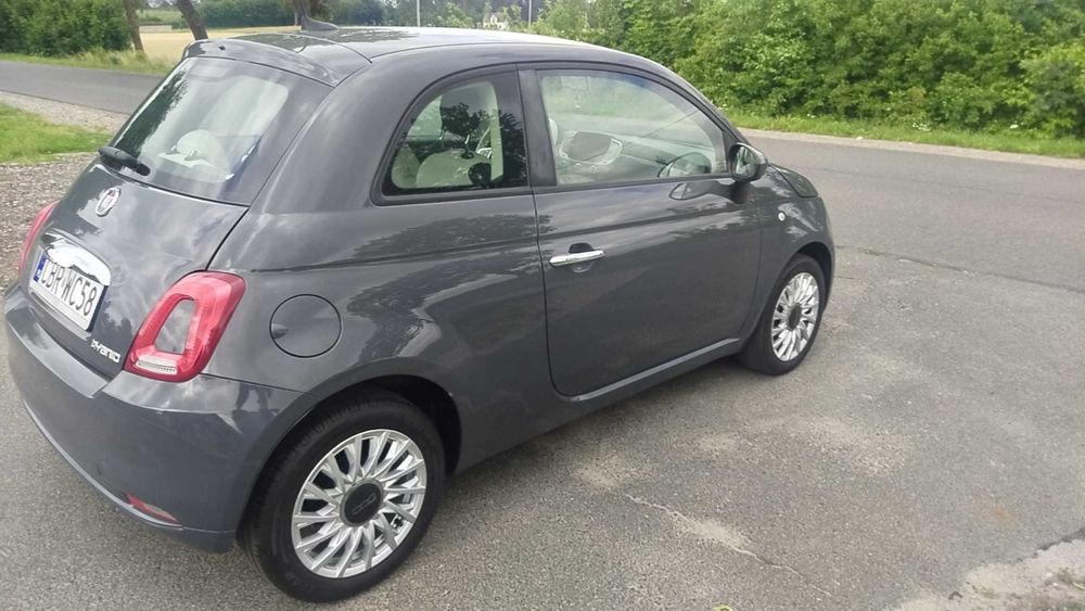 Fiat 500  1,0 hybrid 2021rok przebieg 50tyś.km