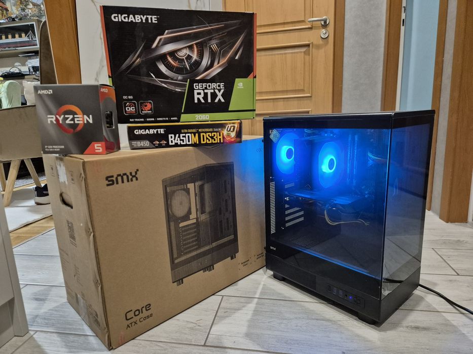 Komputer do gier Ryzen 5 3600/RTX 2060/16GB/512GB SSD/Windows 11