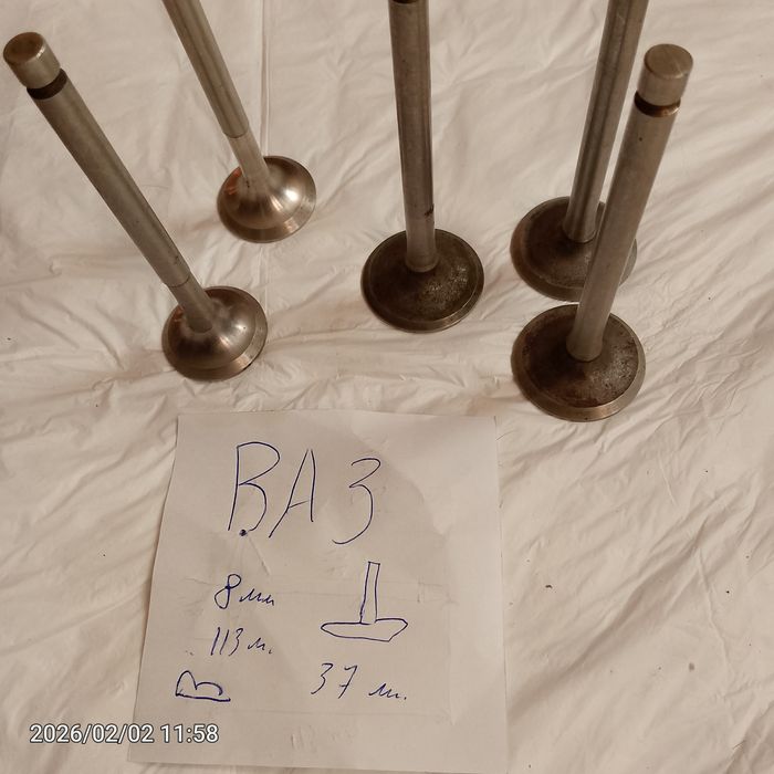 Клапана  ВАЗ   АЗЛК (3 фото)впуск выпуск классика