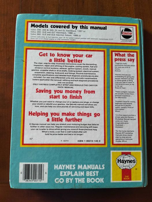 Haynes - Volvo 340 e 360 (manual técnico)
