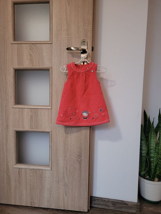 F&F ciepła sukienka polarowa