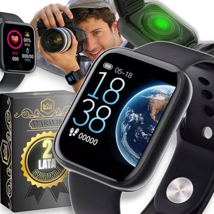 Zegarek Smartwatch Ultra Męski Damski Wodoodporny Z Powiadomieniami Pl