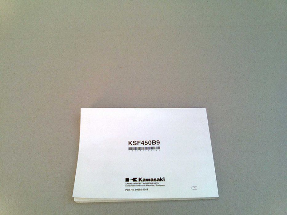 Manual do Proprietário Original Kawasaki KFX 450R