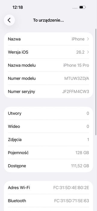 iPhone 15 Pro | White Titanium | Piękny!