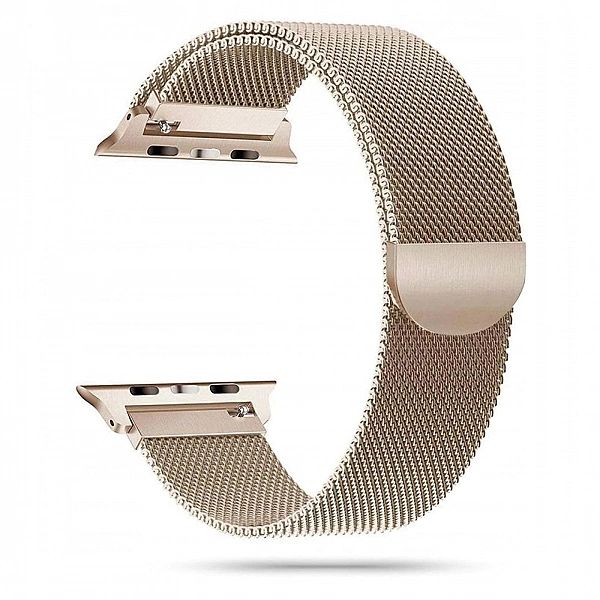 Złota bransoleta stalowa 38mm do Apple Watch - elegancki pasek