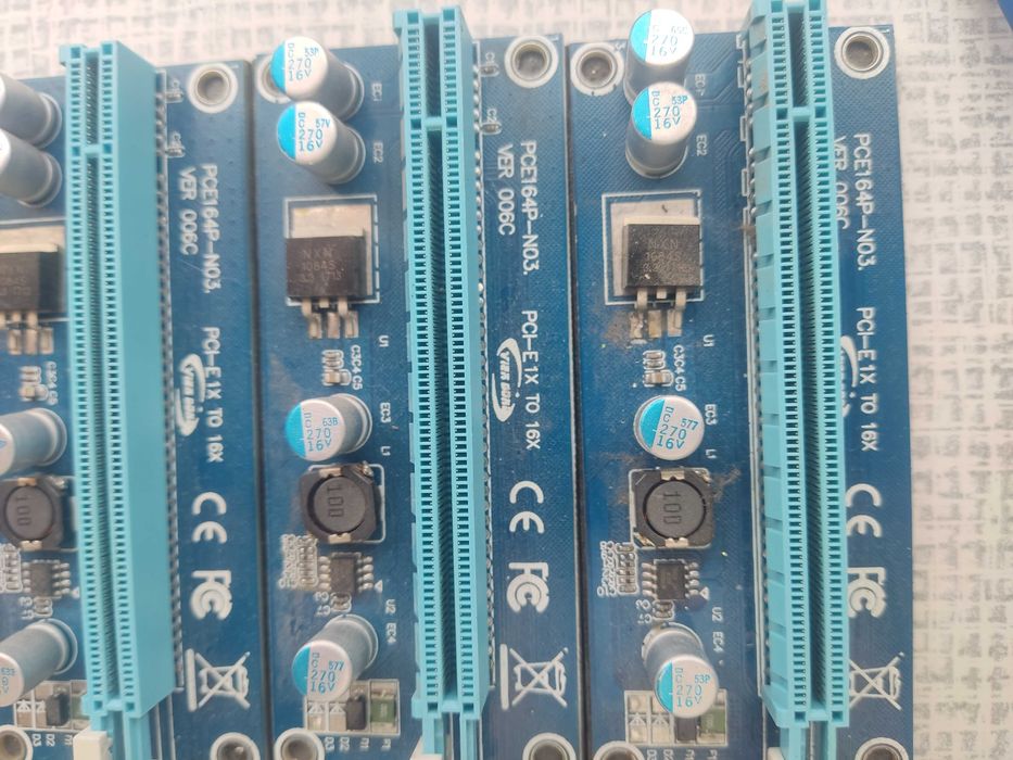 Блок живлення HSTNS-PR19 з проводкою та PCI-E платами