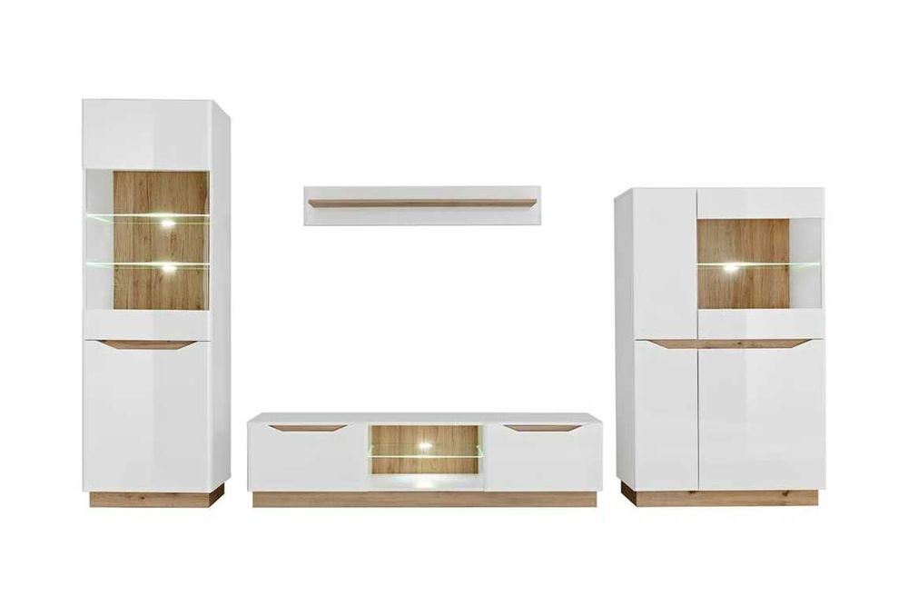 Meblościanka z oświetleniem !!! STAN BARDZO DOBRY !!