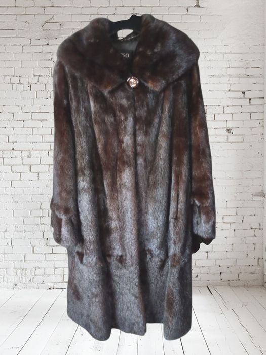 Батл. Ог 120см. Норковая шуба. Манто. Натуральная шуба