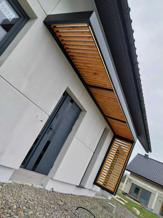 Daszek nad drzwi Aluminiowy -led-Producent