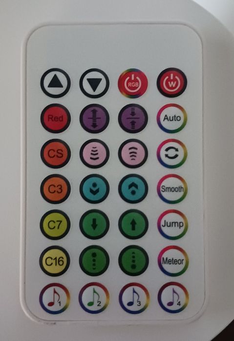 Coluna de luz LED RGB