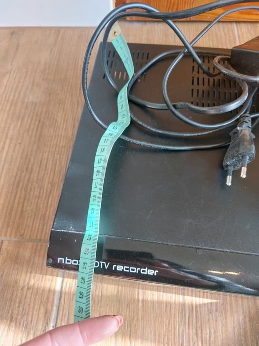 Dekoder czarny pilot kabel